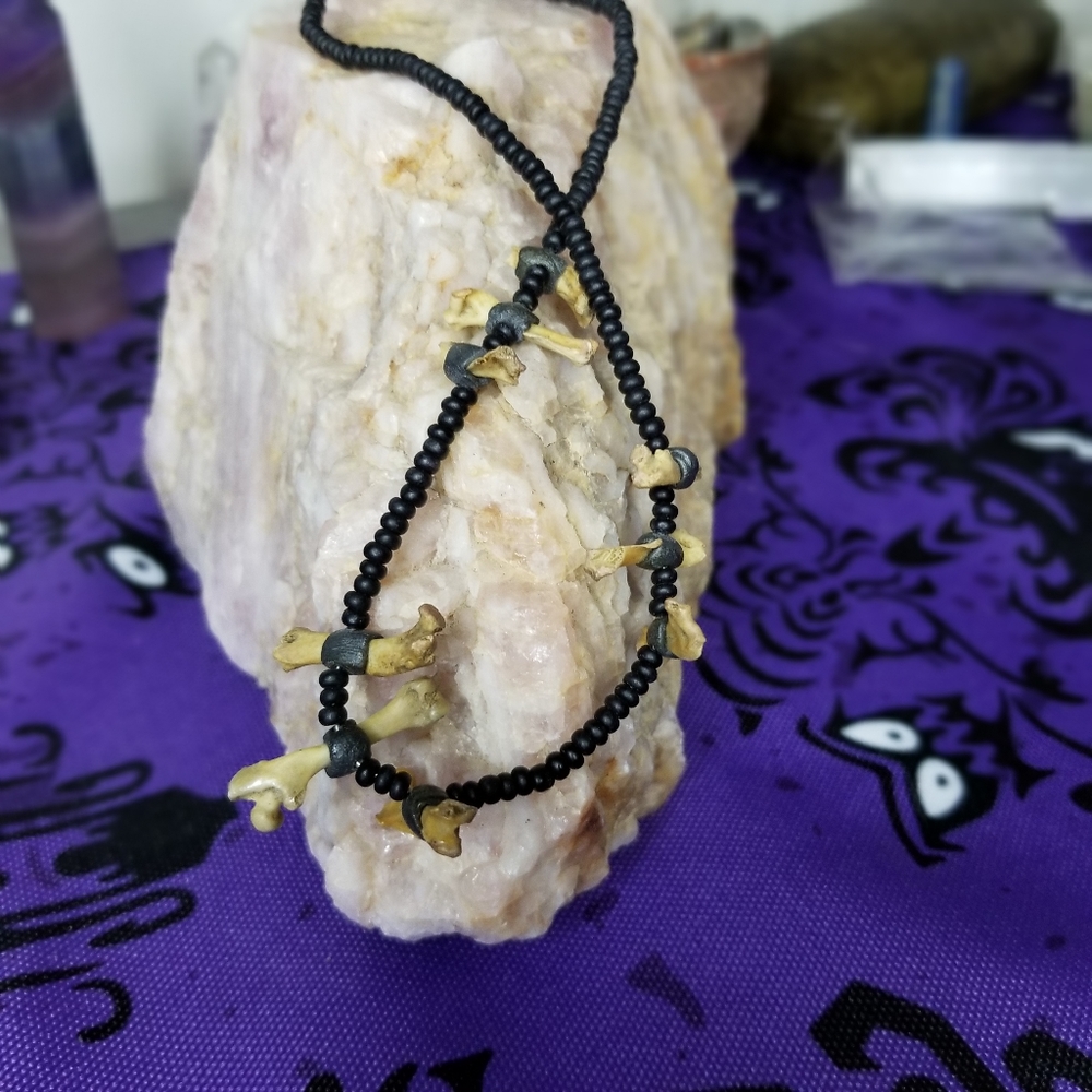 OOAK Vintage 🐀 Bone Necklace